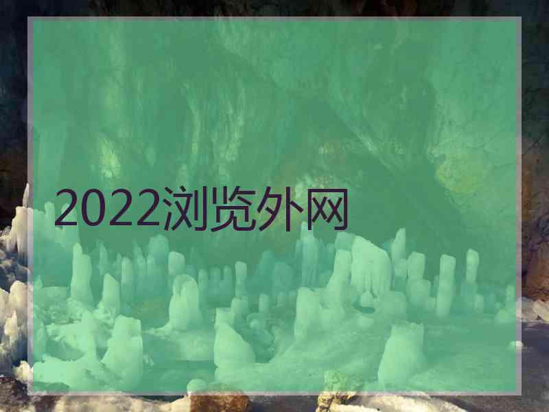 2022浏览外网