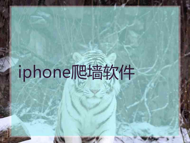 iphone爬墙软件