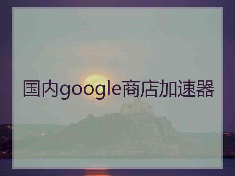 国内google商店加速器