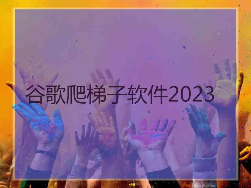 谷歌爬梯子软件2023