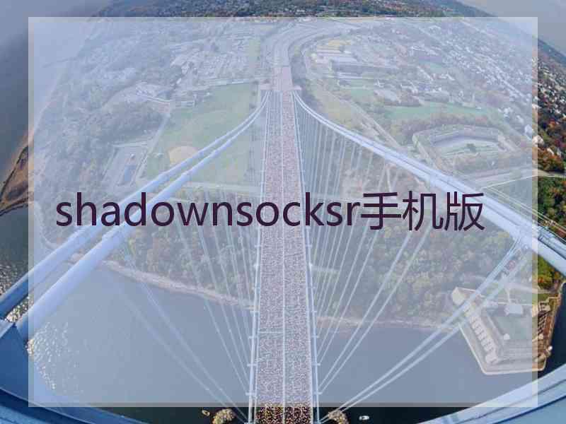 shadownsocksr手机版