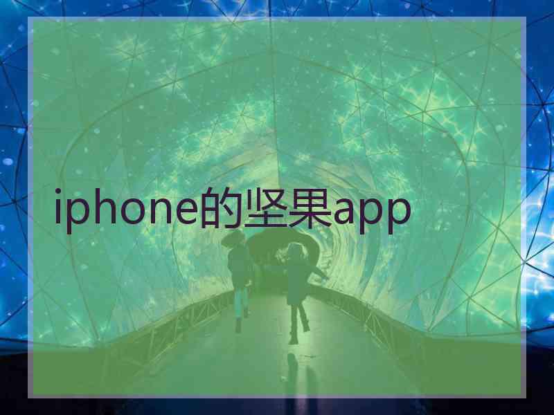 iphone的坚果app