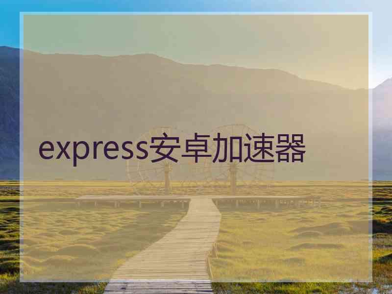 express安卓加速器