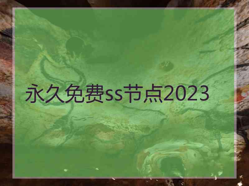 永久免费ss节点2023