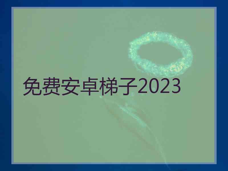 免费安卓梯子2023