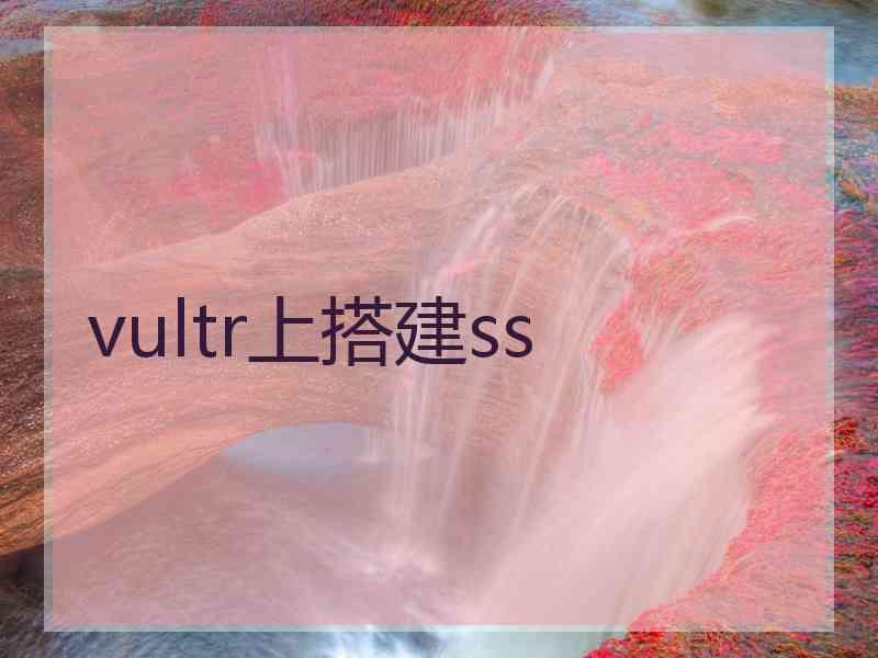 vultr上搭建ss